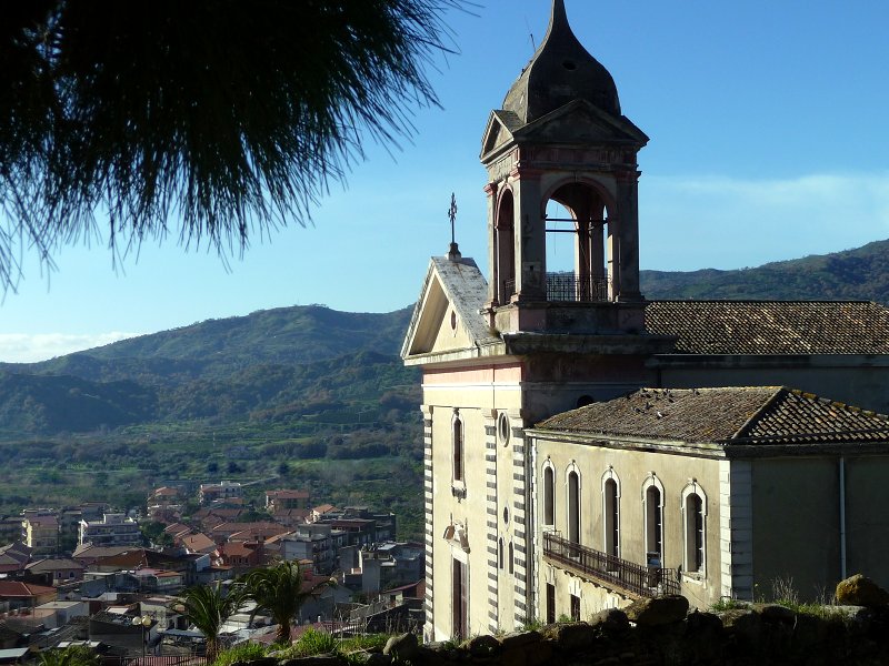 Gaggi, Blick vom Dorf Cavallaro